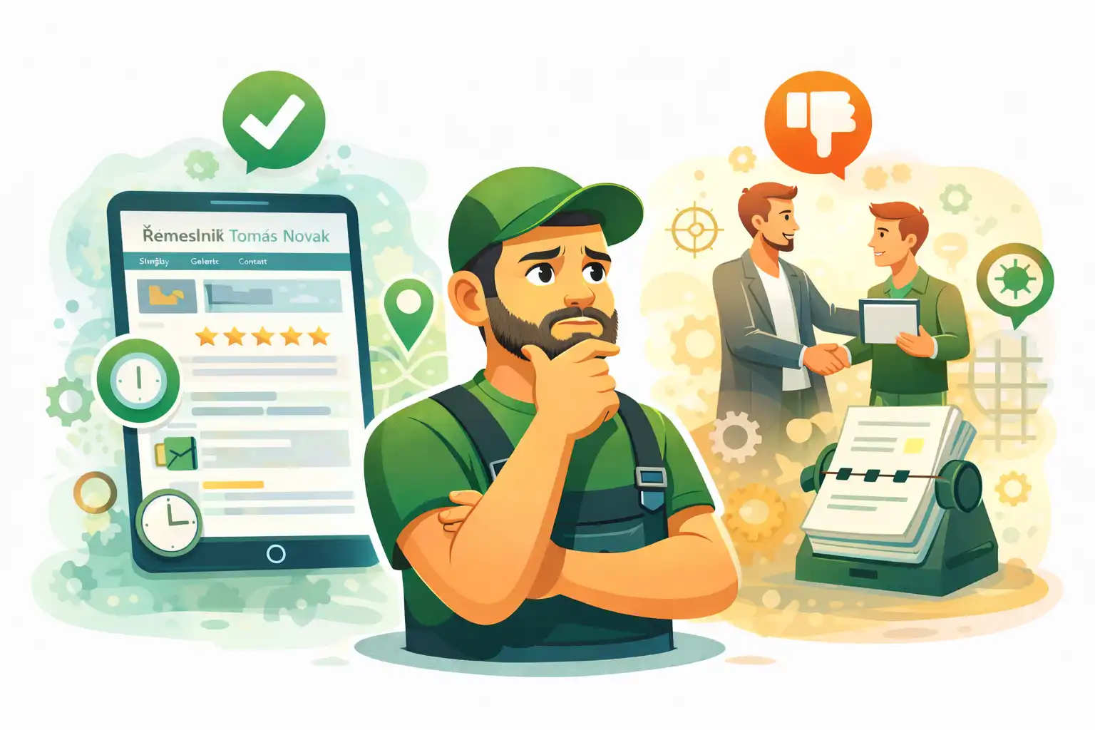 Řemeslník a webové stránky – kdy web dává smysl